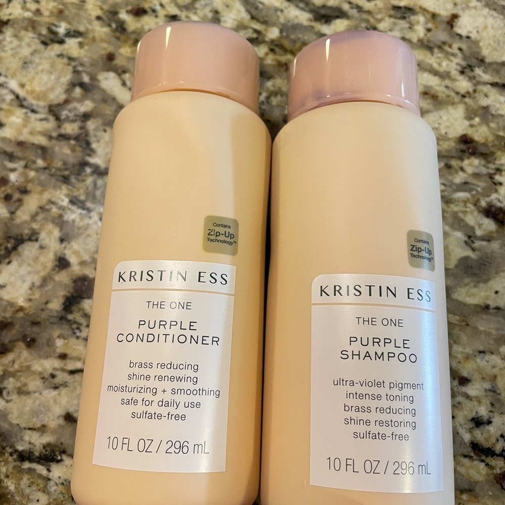 Kristen Ess purple shampoo and conditioner